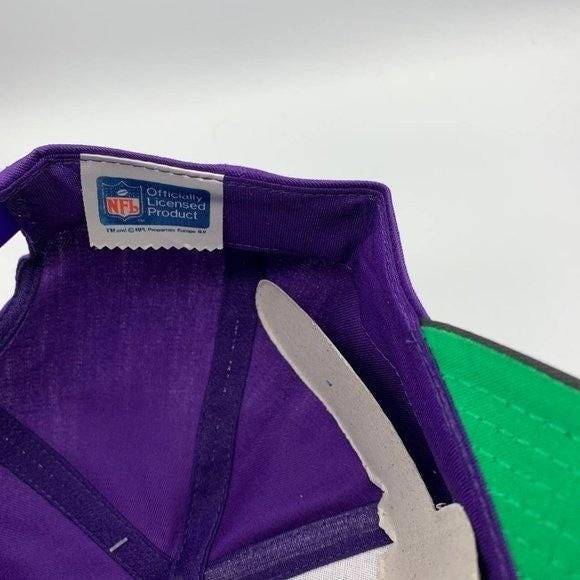 Vintage Minnesota Vikings NFL Twins Enterprise Hat Snapback Cap New Men - Picture 7 of 7